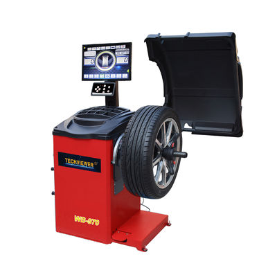 کیفیت  Low  Speed 140RPM 28" rim Auto Wheel Balancing Machine Vertical Type کارخانه