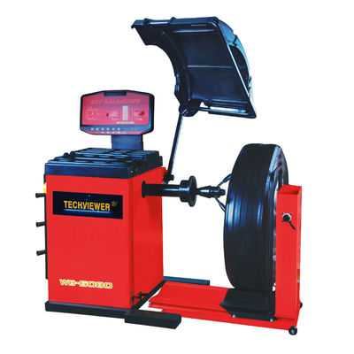 کیفیت  Light Bus Truck Wheel Balancing Machine 10"-24" Rim 200kg Truck Wheel Balancer کارخانه