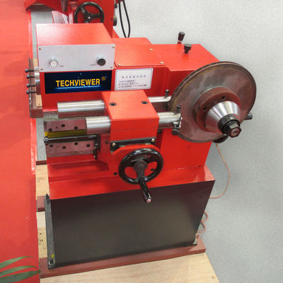 کیفیت  1.1KW Industrial Dia 400mm Automotive Brake Disk Lathe 0.16mm/R Feeding Capatcity کارخانه