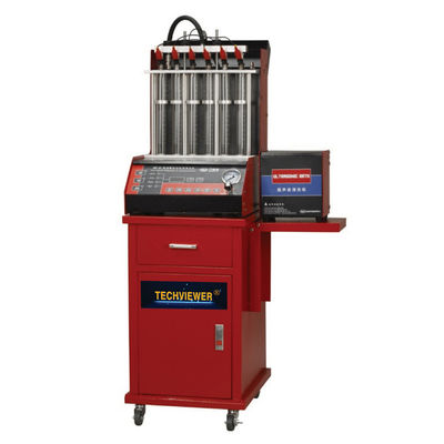 کیفیت  Ultrasonic Auto Fuel Injector Tester And Cleaner 6 Nozzle For Vehicle کارخانه